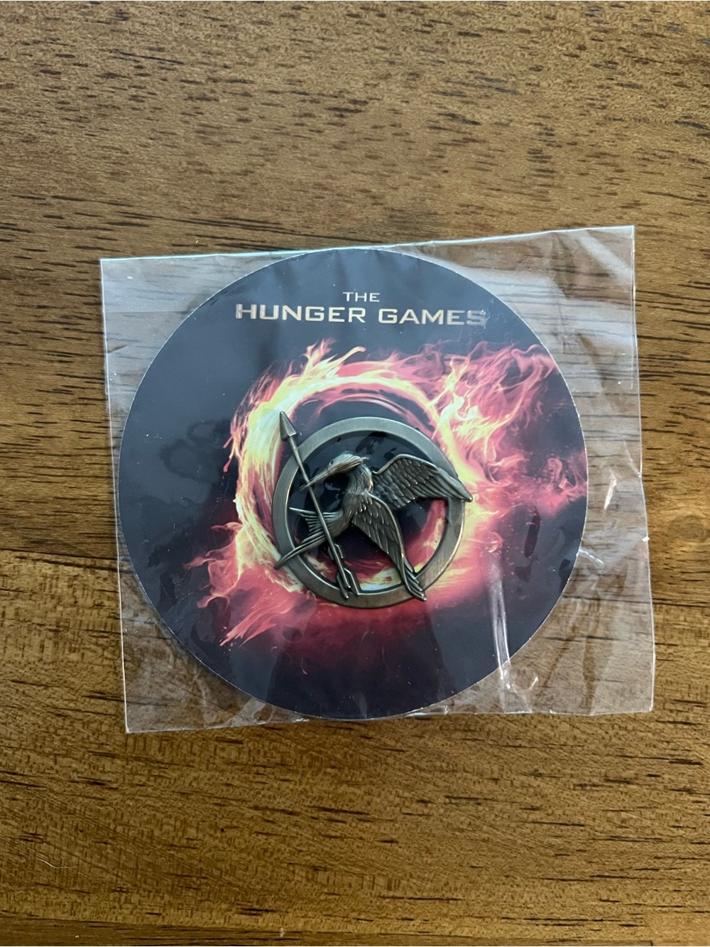 (Buy 2, get 1) Mockingjay Pin - hunger games- Brass Finish